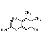 CAS#: 803614-21-3, 2,5-Dihydroxy-3,4-dimethylphenyl carbamimidothioate