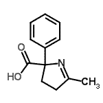 CAS#: 803624-36-4, 5-Methyl-2-phenyl-3,4-dihydro-2H-pyrrole-2-carboxylic acid