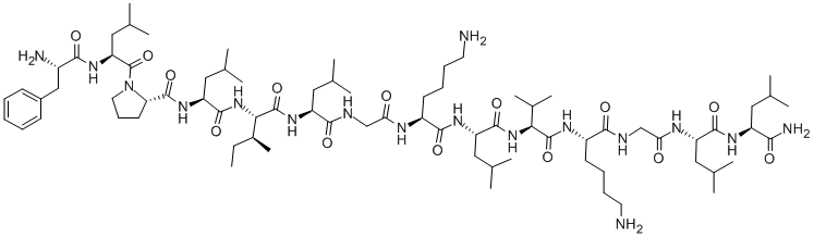 CAS 登录号：80388-04-1， 肥大细胞脱粒肽 HR-2