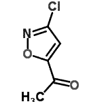 CAS 登录号：80403-94-7， 1-(3-氯-1,2-恶唑-5-基)乙酮