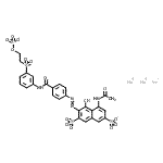 CAS 登录号：80419-51-8， 三钠5-乙酰氨基-4-羟基-3-({4-[(3-{[2-(磺酸氧基)乙基]磺酰基}苯基)氨基甲酰]苯基}偶氮)-2,7-萘二磺酸酯