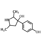 CAS 登录号：804427-76-7， 3-(4-羟基苯基)-2,5-二甲基-3-吡咯烷醇