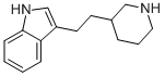 CAS 登录号：80443-06-7， 3-[2-(3-哌啶基)乙基]-1H-吲哚