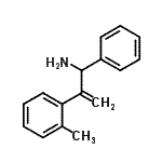 CAS 登录号：804430-56-6， 2-(2-甲基苯基)-1-苯基-2-丙烯-1-胺