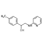 CAS 登录号：804435-80-1， 1-(4-甲基苯基)-2-(2-吡啶基氨基)乙醇