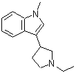 CAS 登录号：804445-19-0， 3-(1-乙基-3-吡咯烷基)-1-甲基-1H-吲哚