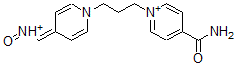 CAS 登录号：80466-19-9， 4-(氨基羰基)-1-(3-(4-((羟基亚胺)甲基)吡啶鎓)丙基)吡啶鎓