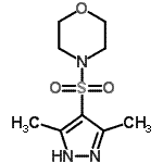 CAS 登录号：80466-86-0， 4-[(3,5-二甲基-1H-吡唑-4-基)磺酰基]吗啉