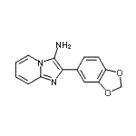 CAS#: 80493-81-8, 2-(1,3-Benzodioxol-5-yl)imidazo[1,2-a]pyridin-3-amine
