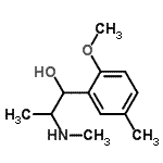 CAS 登录号：805180-92-1， 1-(2-甲氧基-5-甲基苯基)-2-(甲基氨基)-1-丙醇