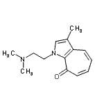 CAS#: 805185-61-9, 1-[2-(Dimethylamino)ethyl]-3-methylcyclohepta[b]pyrrol-8(1H)-one