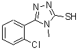CAS 登录号：80590-50-7， 5-(2-氯苯基)-4-甲基-4H-1,2,4-三唑-3-硫醇