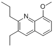 CAS 登录号：80609-91-2， 3-乙基-8-甲氧基-2-丙基-喹啉