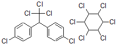 CAS#: 8064-48-0, 1-Chloro-4-[2,2,2-Trichloro-1-(4-Chlorophenyl)Ethyl]Benzene mixt. with 1,2,3,4,5 ,6-Hexachlorocyclohexane