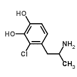 CAS#: 806596-38-3, 4-(2-Aminopropyl)-3-chloro-1,2-benzenediolato