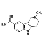 CAS#: 806607-58-9, 2-Methyl-2,3,4,5-tetrahydro-1H-pyrido[4,3-b]indole-8-carboximidamide
