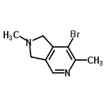 CAS#: 806616-87-5, 7-Bromo-2,6-dimethyl-2,3-dihydro-1H-pyrrolo[3,4-c]pyridine