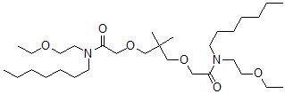 CAS 登录号：80712-94-3， N-(2-乙氧基乙基)-N,6-二庚基-11,11-二甲基-7-氧代-3,9,13-三氧杂-6-氮杂十五烷-15-酰胺