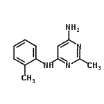 CAS 登录号：807269-61-0， 2-甲基-N-(2-甲基苯基)-4,6-嘧啶二胺