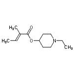 CAS 登录号：807270-57-1， 1-乙基-4-哌啶基(2E)-2-甲基-2-丁烯酸酯