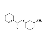CAS 登录号：807351-71-9， N-(3-甲基环己基)-1-环己烯-1-甲酰胺