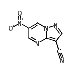 CAS 登录号：80772-97-0， 6-硝基吡唑并[1,5-a]嘧啶-3-甲腈