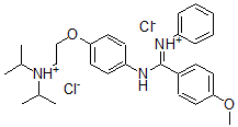 CAS 登录号：80785-20-2， 2-[4-[苯胺基-(4-甲氧基苯基)亚甲基]铵基苯氧基]乙基-二丙-2-基-铵二氯化物