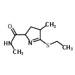 CAS#: 808148-43-8, 5-(Ethylsulfanyl)-N,4-dimethyl-3,4-dihydro-2H-pyrrole-2-carboxamide