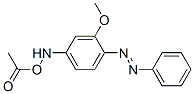 CAS 登录号：80830-36-0， N-(乙酰氧基)-3-甲氧基-4-(苯基偶氮)-苯胺