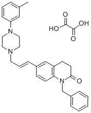 CAS#: 80834-68-0, 1-Benzyl-6-(3-(4-(3-Methylphenyl)-1-Piperazinyl)-1-Propenyl)-3,4-Dihydrocarbostyril Oxalate
