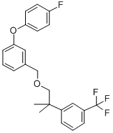 CAS 登录号：80843-75-0， 3-(4-氟苯氧基)苄基 2-(3-三氟甲基苯基)-2-甲基丙基醚