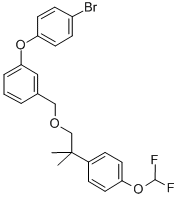 CAS#: 80843-82-9, 3-(4-Bromophenoxy)Benzyl 2-(4-Difluoromethoxyphenyl)-2-Methylpropyl Ether