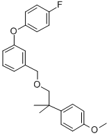 CAS#: 80843-84-1, 1-(4-Fluorophenoxy)-3-((2-(4-Methoxyphenyl)-2-Methylpropoxy)Methyl)Benzene