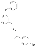 CAS 登录号:80854-08-6, 3-苯氧基苄基 2-(4-溴苯基)-2-甲基丙基醚