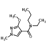 CAS#: 808772-61-4, N-Ethyl-3-methoxy-1-methyl-N-propyl-1H-pyrazole-4-carboxamide