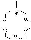 CAS#: 80900-28-3, 1,4,7,10,13-Pentaoxa-16-azacyclooctadecane-16-carbonitrile