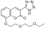CAS 登录号：80916-89-8， 8-(2-(2-乙氧基乙氧基)乙氧基)-3-(1H-四唑-5-基)-2H-1-苯并吡喃-2-酮