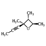 CAS#: 80992-51-4, (2R,3R,4R)-2,3,4-Trimethyl-2-(1-propyn-1-yl)oxetane