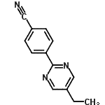 CAS 登录号：81033-45-6， 4-(5-乙基-2-嘧啶基)苯甲腈