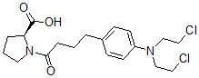 CAS 登录号：81050-71-7， 苯丁酸氮芥-脯氨酸
