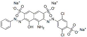 CAS#: 81064-49-5, Trisodium 4-Amino-3-[(2,5-Dichloro-4-Sulphonatophenyl)Azo]-5-Hydroxy-6-(Phenylazo)Naphthalene-2,7-Disulphonate