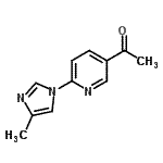 CAS#: 810662-41-0, 1-[6-(4-Methyl-1H-imidazol-1-yl)-3-pyridinyl]ethanone