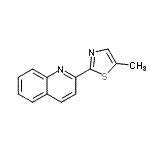 CAS#: 810690-10-9, 2-(5-Methyl-1,3-thiazol-2-yl)quinoline