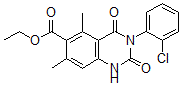 CAS#: 81087-59-4, 3-(2-Chlorophenyl)-6-Ethoxycarbonyl-5,7-Dimethyl-2,4(1H,3H)-Quinazolidinedione