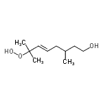 CAS#: 81113-73-7, (5E)-7-Hydroperoxy-3,7-dimethyl-5-octen-1-ol