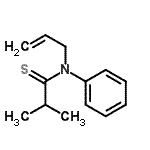 CAS#: 81114-05-8, N-Allyl-2-methyl-N-phenylpropanethioamide