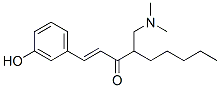 CAS 登录号:81134-44-3, 4-二甲基氨基甲基-1-(3-羟基苯基)-1-壬烯-3-酮