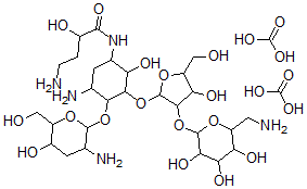 CAS 登录号:81166-10-1, Ahb-脱氧巴龙霉胺