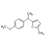 CAS 登录号：811784-21-1， 2-[1-(4-甲氧基苯基)乙基]-5-甲基呋喃