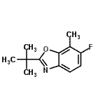 CAS 登录号：811810-59-0， 6-氟-7-甲基-2-(2-甲基-2-丙基)-1,3-苯并恶唑